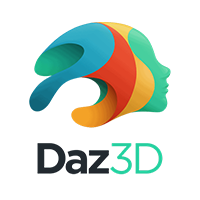 Daz 3D studio logo 2