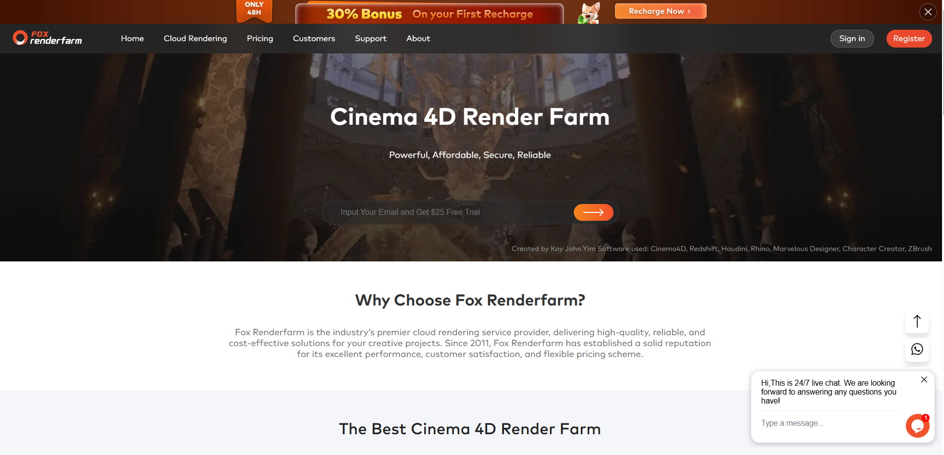 Considerations when choosing Cinema 4D and Redshift render farm ...