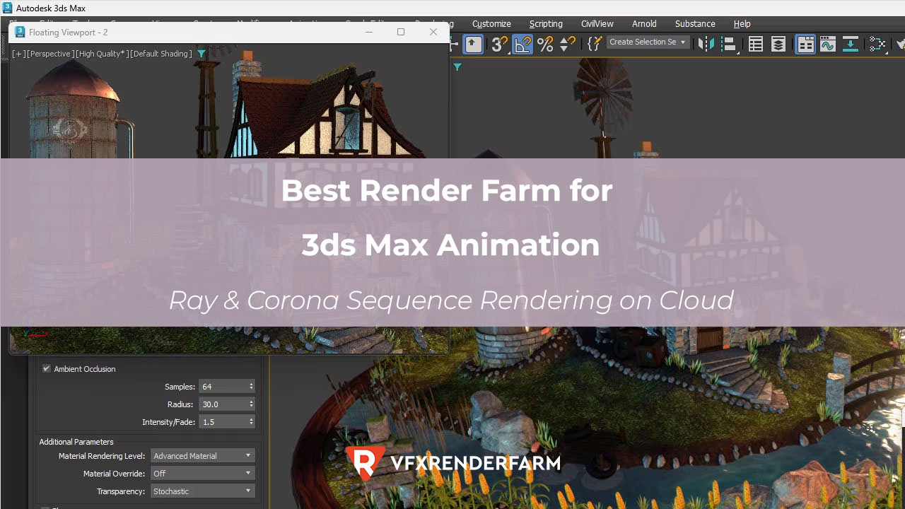 Best Render Farm for 3ds Max Animation: V-Ray & Corona Sequence Rendering on Cloud