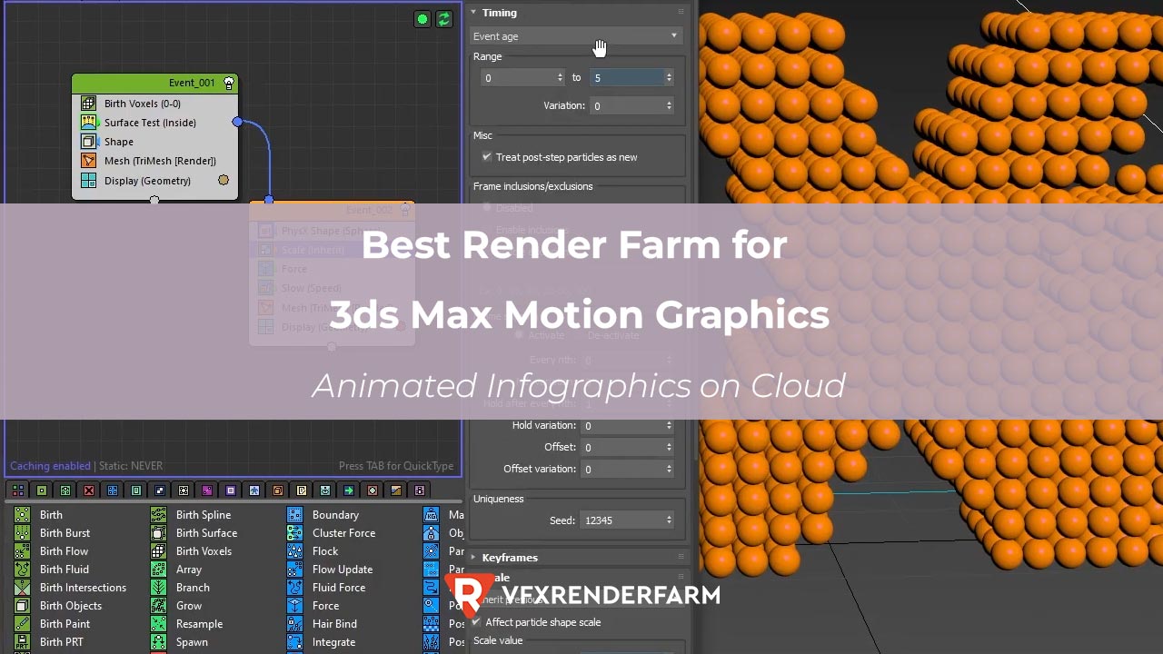 Best Render Farm for 3ds Max Motion Graphics: Animated Infographics on Cloud