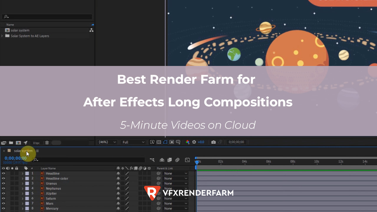 Best Render Farm for After Effects Long Compositions: 5-Minute Videos on Cloud