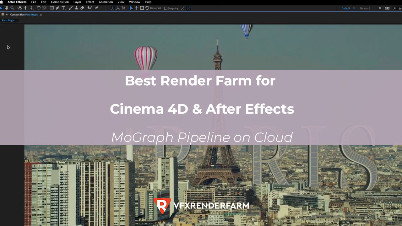 Best Render Farm for Cinema 4D and After Effects: MoGraph Pipeline on Cloud