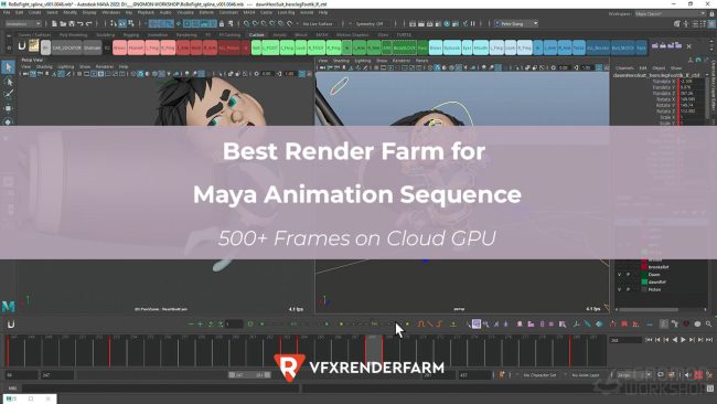 Best Render Farm for Maya Animation Sequence: 500+ Frames on Cloud GPU ...
