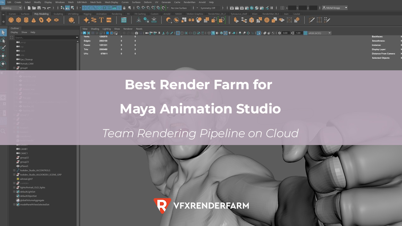 Best Render Farm for Maya Animation Studio: Team Rendering Pipeline on Cloud