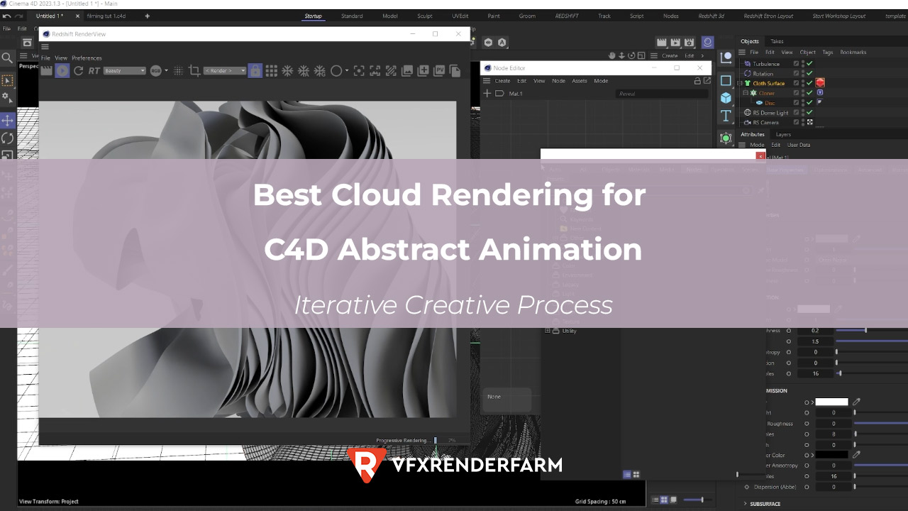 Best Cloud Rendering for C4D Abstract Animation: Iterative Creative Process Best Cloud Rendering for C4D Abstract Animation: Iterative Creative Process