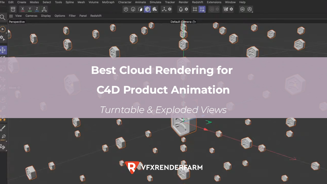 Best Cloud Rendering for C4D Product Animation: Turntable & Exploded Views