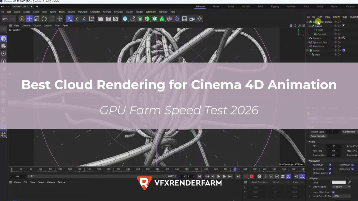 Best Cloud Rendering for Cinema 4D Animation: GPU Farm Speed Test 2026 ...