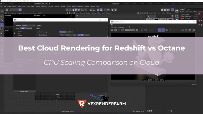 Best Cloud Rendering for Redshift vs Octane: GPU Scaling Comparison on ...