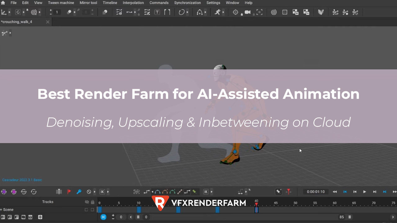 Best Render Farm for AI-Assisted Animation: Denoising, Upscaling & Inbetweening on Cloud