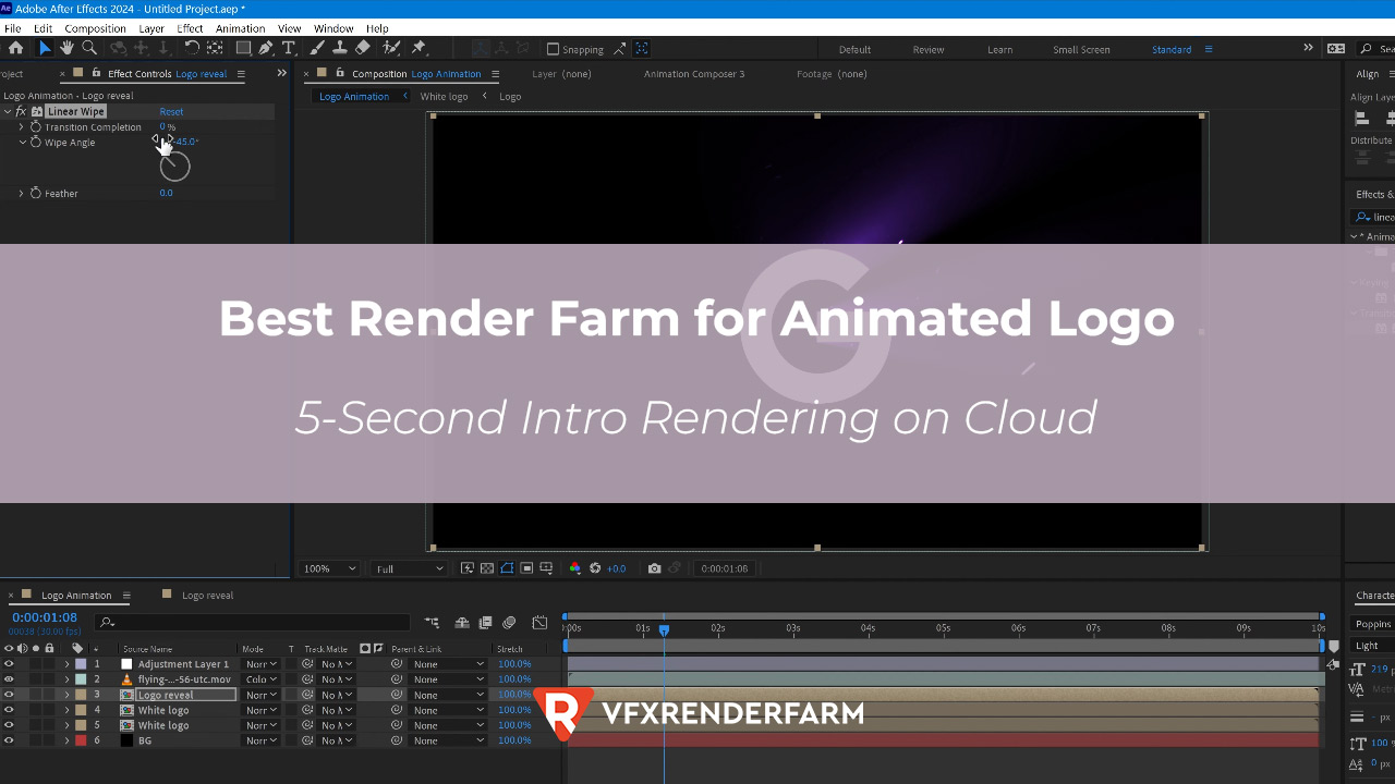 Best Render Farm for Animated Logo: 5-Second Intro Rendering on Cloud