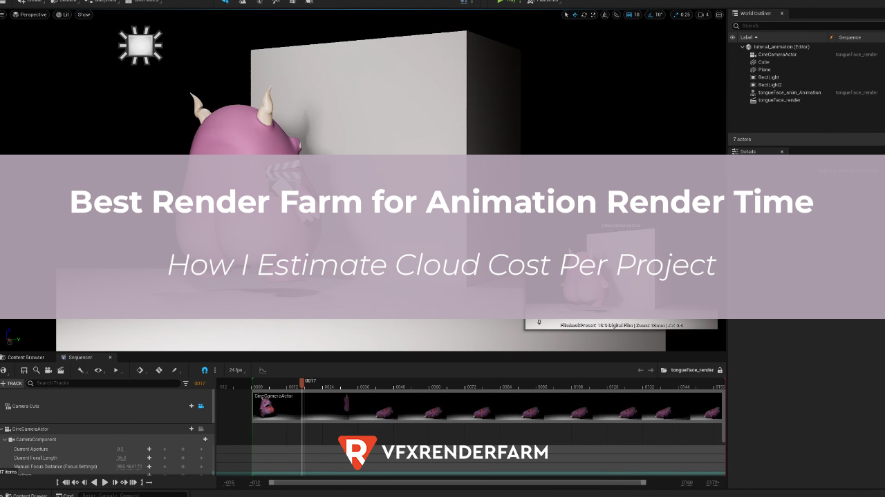Best Render Farm for Animation Render Time: How I Estimate Cloud Cost Per Project