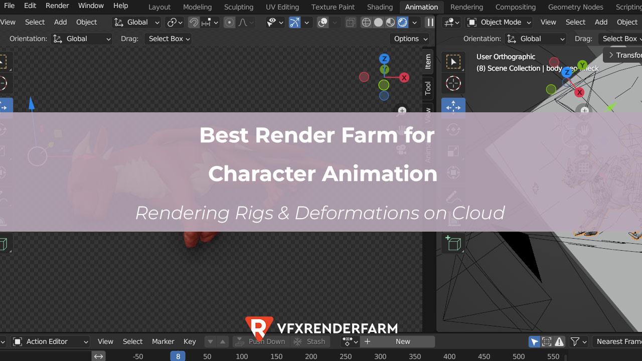 Best Render Farm for Character Animation: Rendering Rigs & Deformations on Cloud