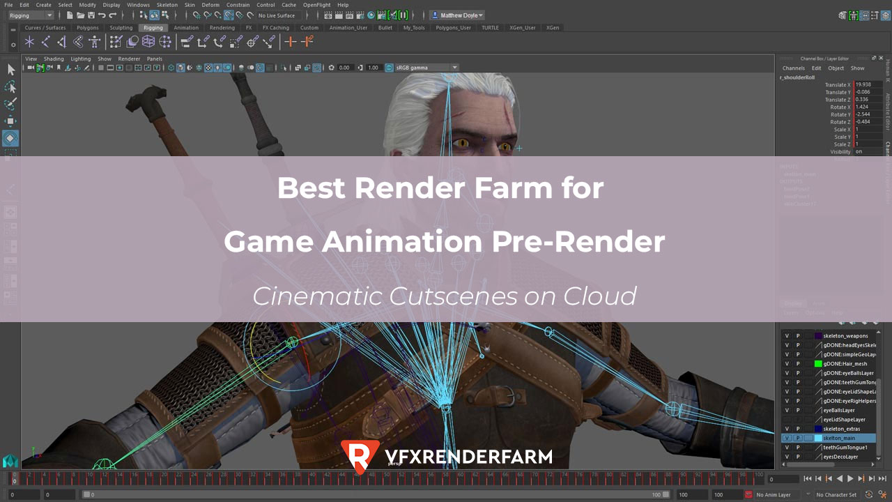 Best Render Farm for Game Animation Pre-Render: Cinematic Cutscenes on Cloud